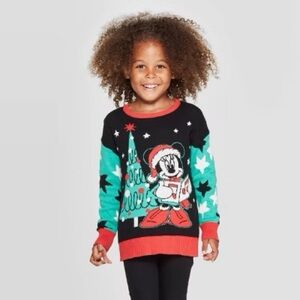 DISNEY MINNIE MOUSE & FRIENDS HOLIDAY SWEATER SIZE 6-9 MONTHS (NEW)